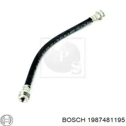 Latiguillo de freno delantero 1987481195 Bosch