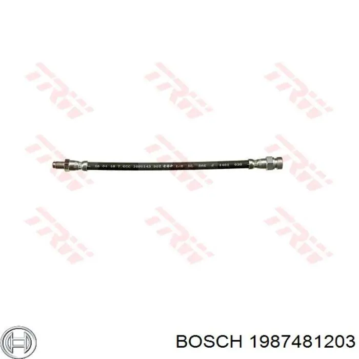 Tubo flexible de frenos trasero 1987481203 Bosch