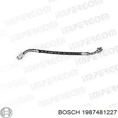 Купить 1987481227 Bosch Шланг тормозной передний, правый