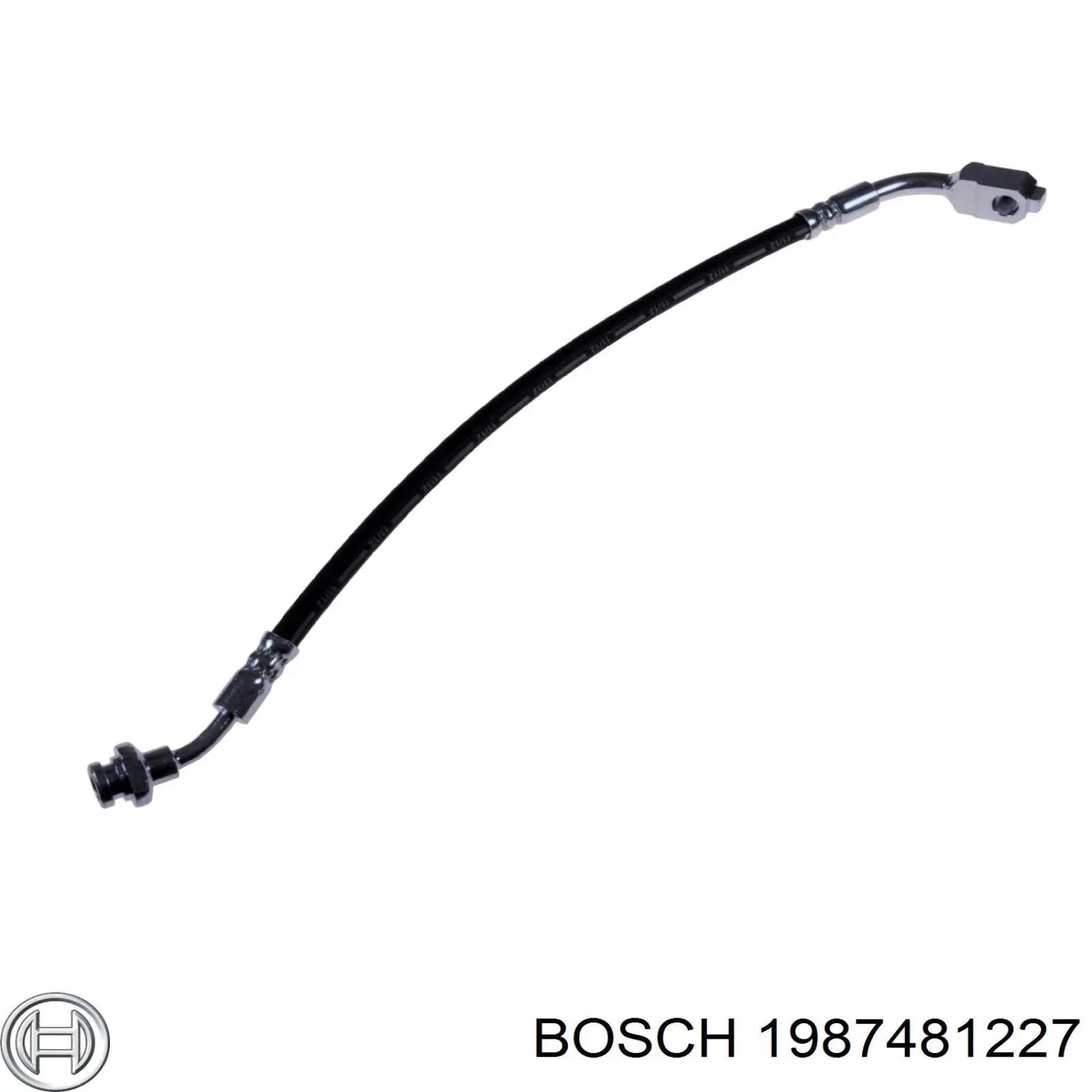 Tubo flexible de frenos delantero derecho 1987481227 Bosch