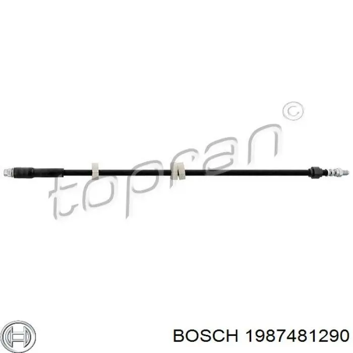 Шланг тормозной передний Bosch 1987481290 цена, от 4.54 USD