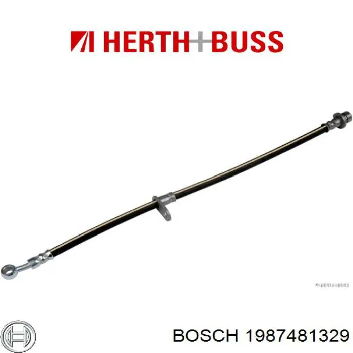 1987481329 Bosch Шланг тормозной левый передний