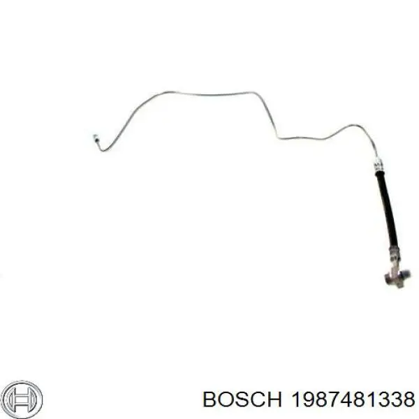 Купить 1987481338 Bosch Шланг тормозной задний левый