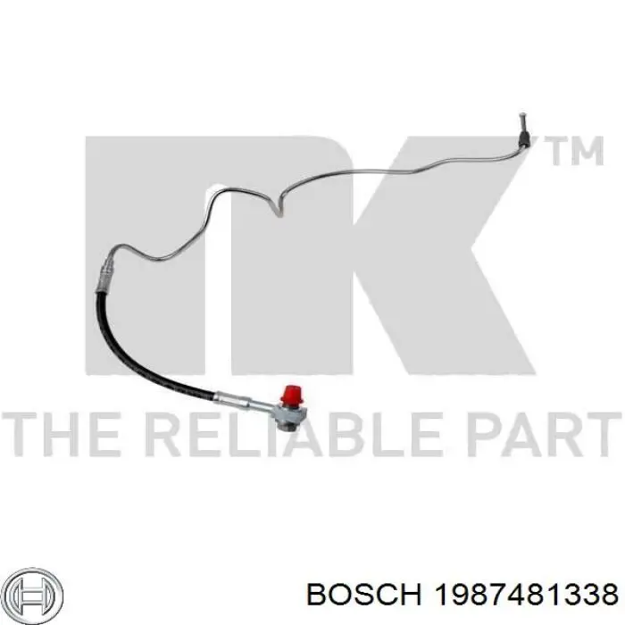 Шланг тормозной задний левый 1987481338 Bosch