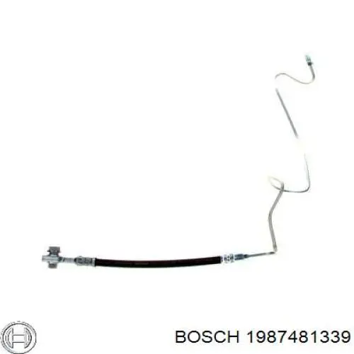 Задний правый тормозной шланг Bosch 1987481339