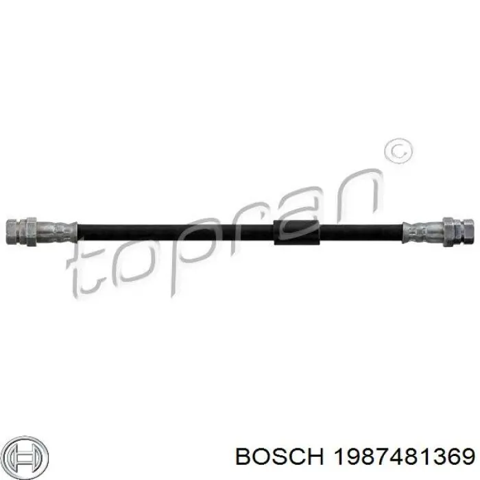 1987481369 Bosch Гибкая тормозная трубка задняя