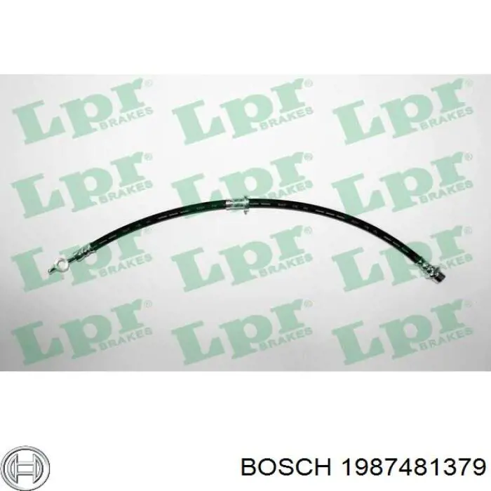 1987481379 Bosch Шланг тормозной задний левый