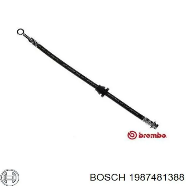 Шланг тормозной передний Bosch 1987481388 цена, от 9.86 USD