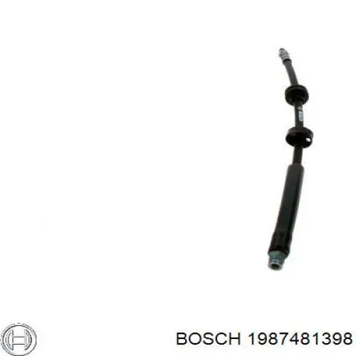 Задний тормозной шланг 1987481398 Bosch