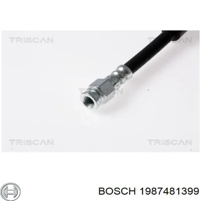 Шланг тормозной передний T23217 Brembo