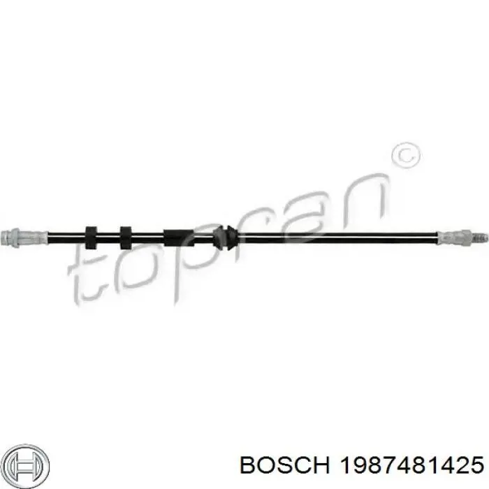1987481425 Bosch Гибкая тормозная трубка передняя