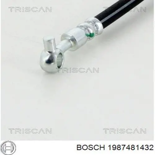 Купить 1987481432 Bosch Шланг тормозной передний левый