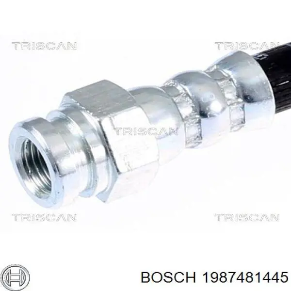 Шланг тормозной передний Bosch 1987481445 цена, от 10.84 USD