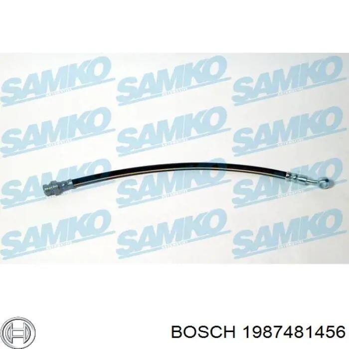 Шланг тормозной задний, правый Bosch 1987481456 цена, от 10.02 USD