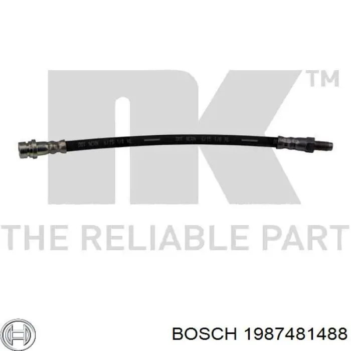 1987481488 Bosch Гибкая тормозная трубка задняя