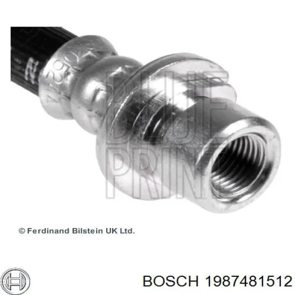 Шланг тормозной передний правый Bosch 1987481512