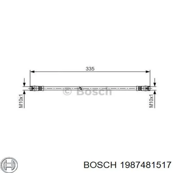 Тормозной шланг задний VAG 2H0611775 цена, от 6.28 USD