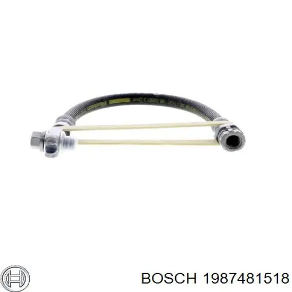 Шланг тормозной задний левый 1987481518 Bosch