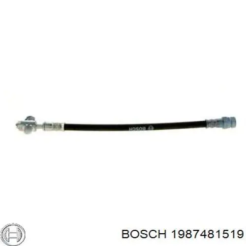 Tubo flexible de frenos trasero derecho 1987481519 Bosch