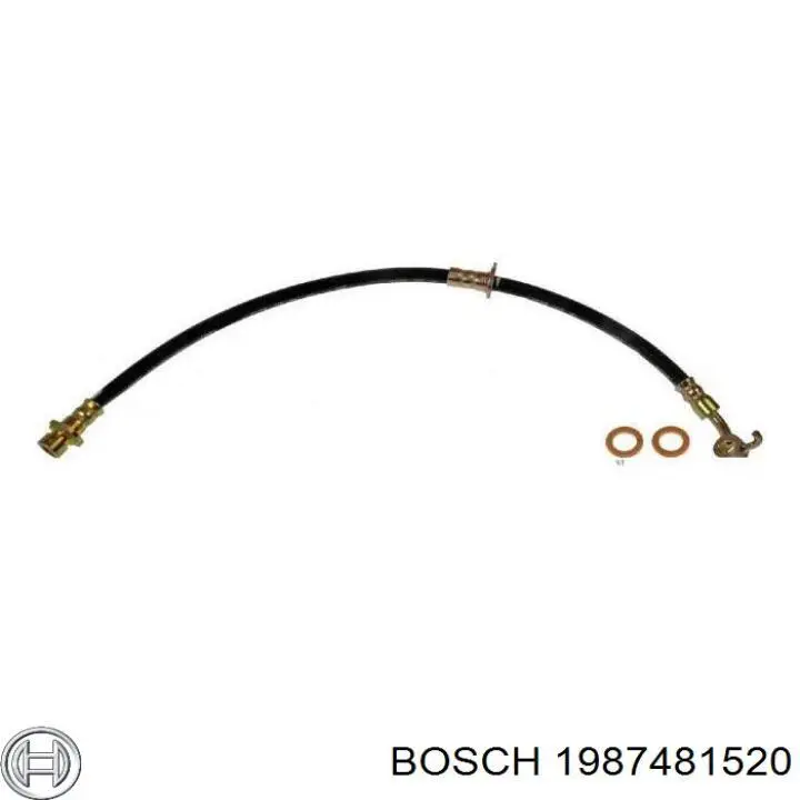 Tubo flexible de frenos trasero izquierdo 1987481520 Bosch