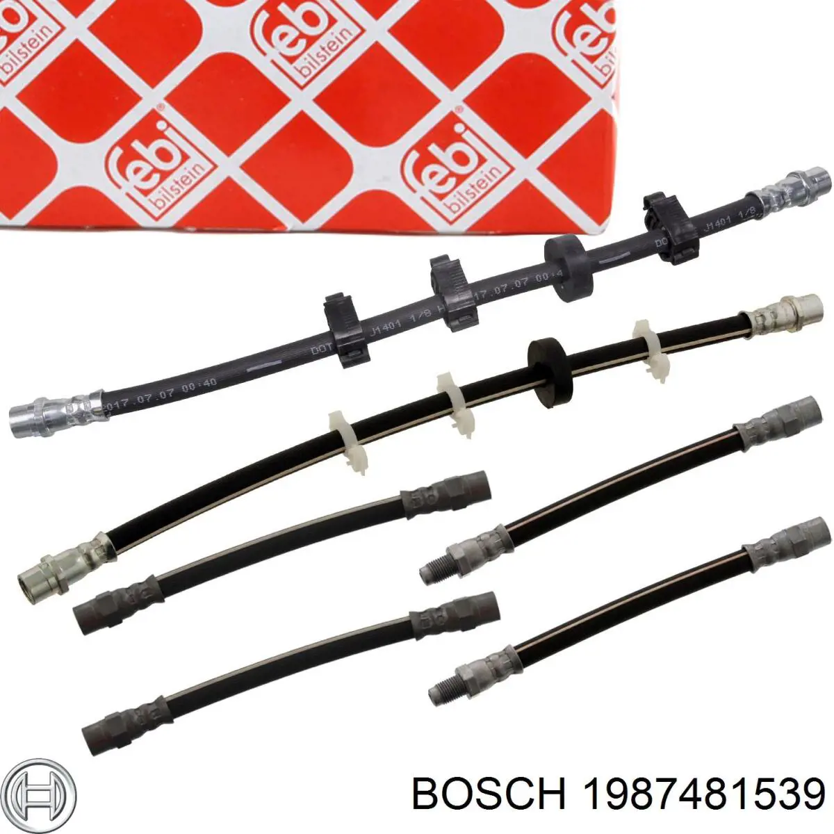 Шланг тормозной передний, левый Bosch 1987481539 цена, от 11.36 USD