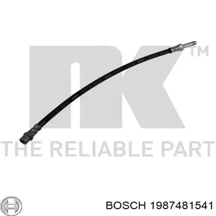 1987481541 Bosch Гибкая тормозная трубка задняя