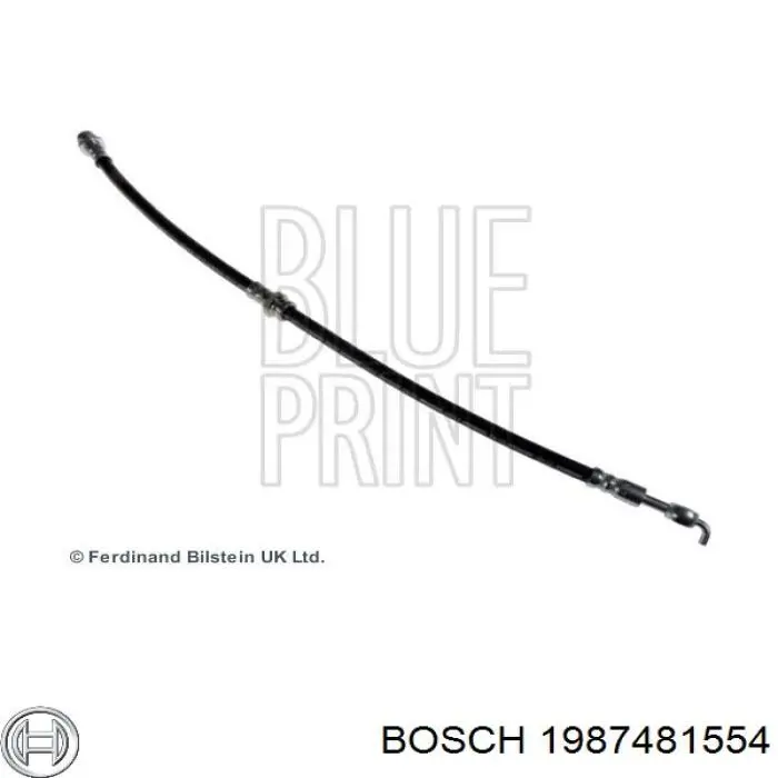 Шланг тормозной задний Bosch 1987481554