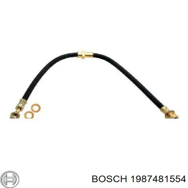 1987481554 Bosch Гибкая тормозная трубка задняя