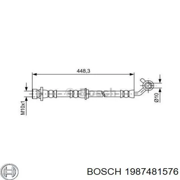 1987481576 Bosch junta homocinética interna traseira