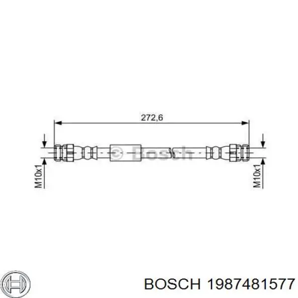Тормозной шланг задний Quick Brake 22321 цена, от 5.97 USD