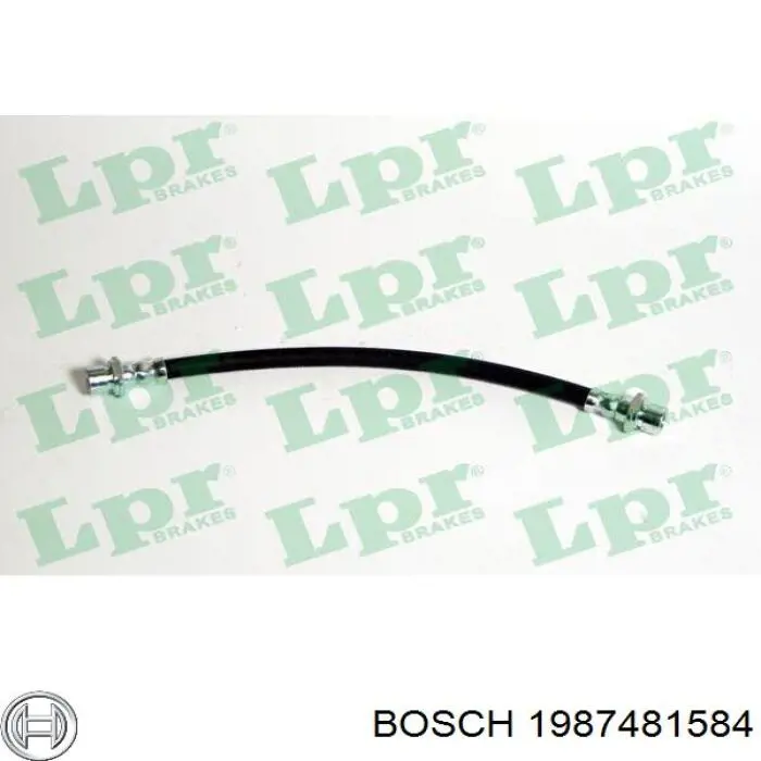 1987481584 Bosch Гибкая тормозная трубка задняя