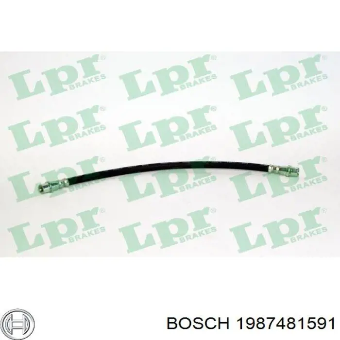 Купить 1987481591 Bosch Шланг тормозной передний