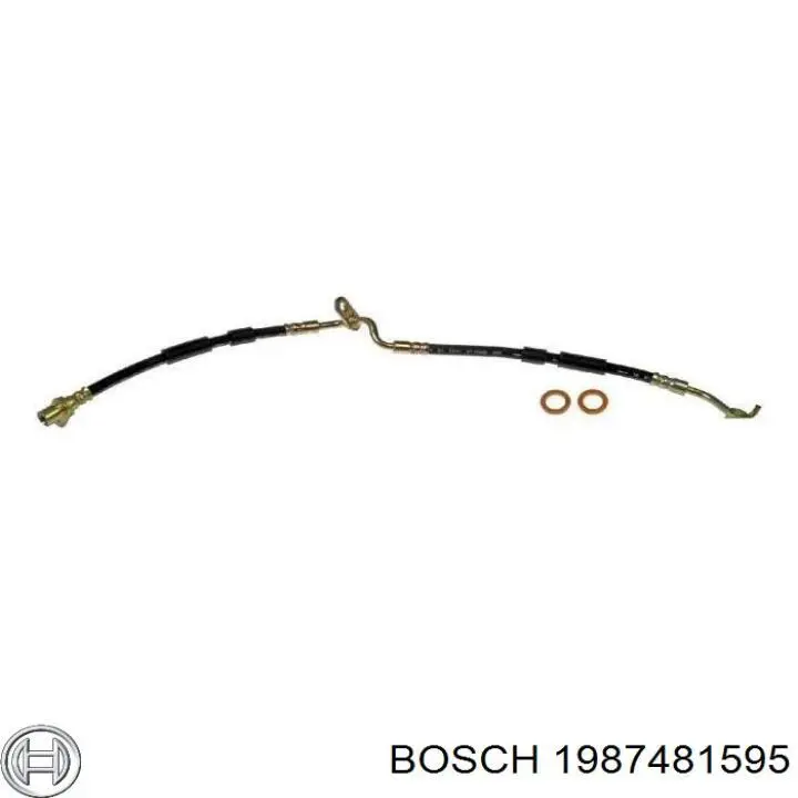 Купить 1987481595 Bosch Шланг тормозной передний левый