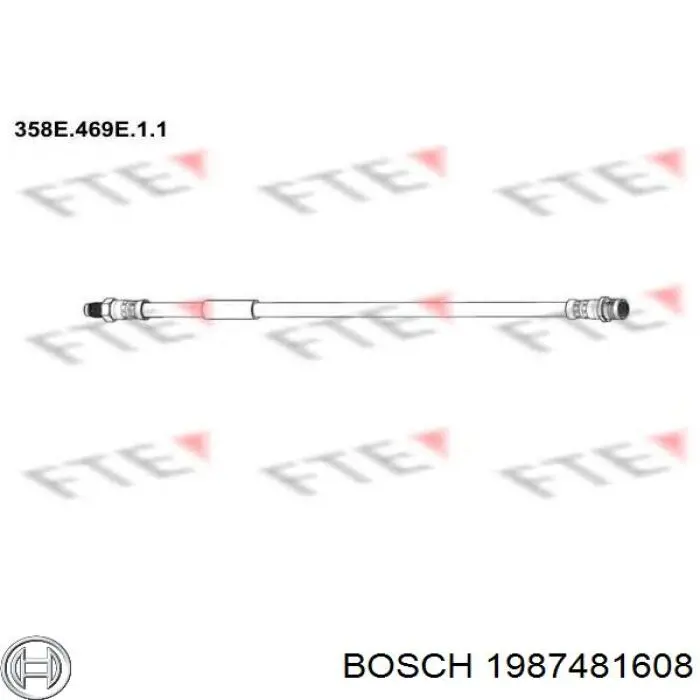 Тормозной шланг задний K&K FT1119 цена, от 13.95 USD