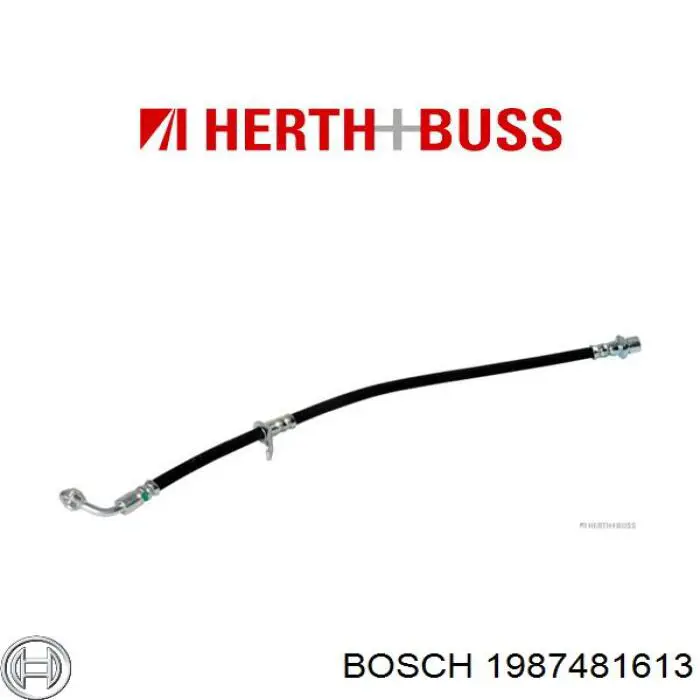 Купить 1987481613 Bosch Шланг тормозной задний левый