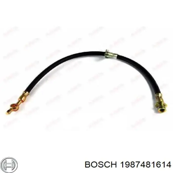 1987481614 Bosch Шланг тормозной левый передний