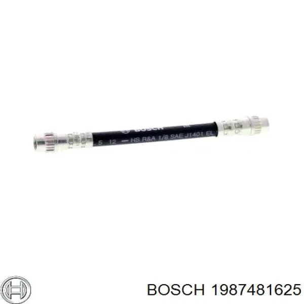 Tubo flexible de frenos trasero 1987481625 Bosch