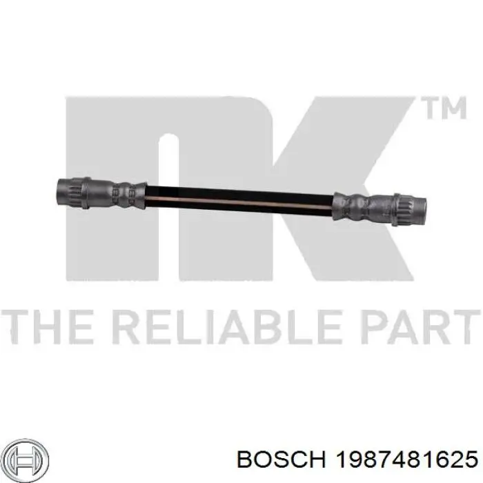 1987481625 Bosch Гибкая тормозная трубка задняя