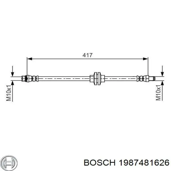 Купить 5040342 Autotechteile Шланг тормозной передний