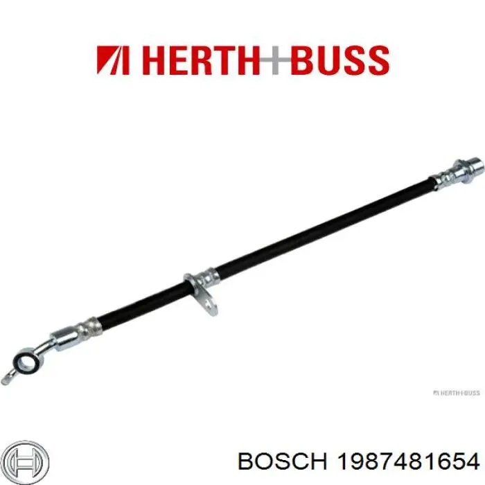 Шланг тормозной задний, левый Bosch 1987481654 цена, от 22.60 USD