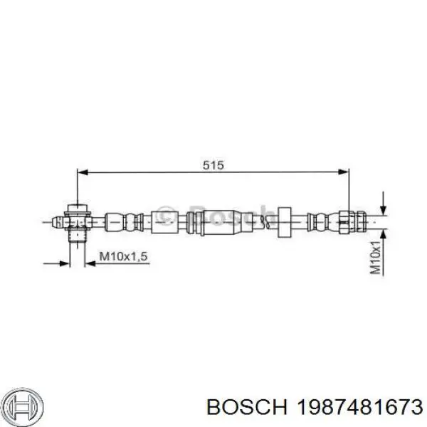 Шланг тормозной передний ABS SL7011 цена, от 8.38 USD