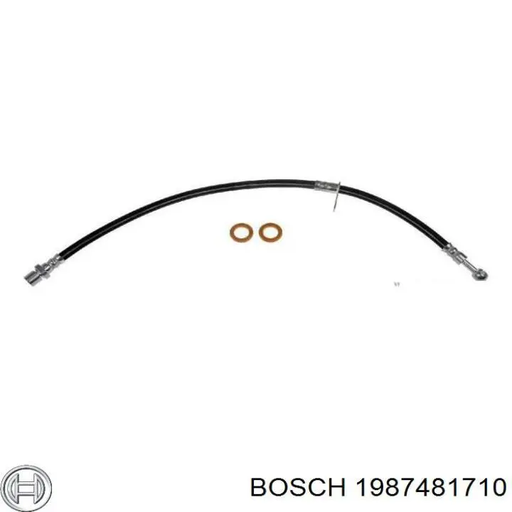 Tubo flexible de frenos trasero 1987481710 Bosch