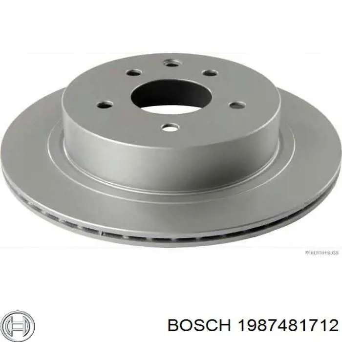 Шланг тормозной задний правый 1987481712 Bosch