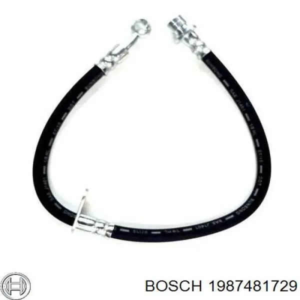 Шланг тормозной передний левый 1987481729 Bosch