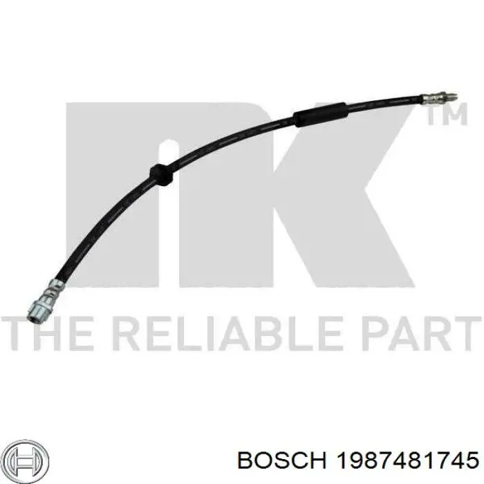 Шланг тормозной передний 1987481745 Bosch