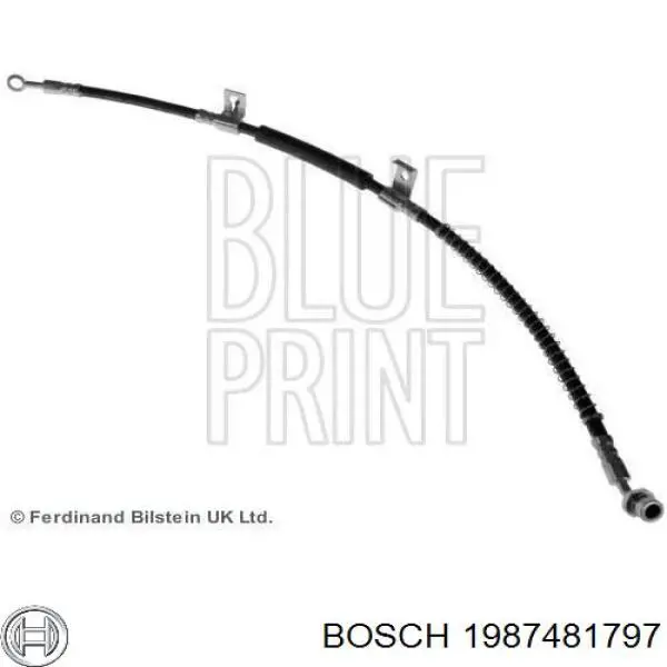 Шланг тормозной передний правый 1987481797 Bosch