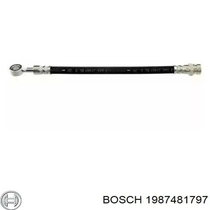 Шланг тормозной передний правый 690KK38 Ashika