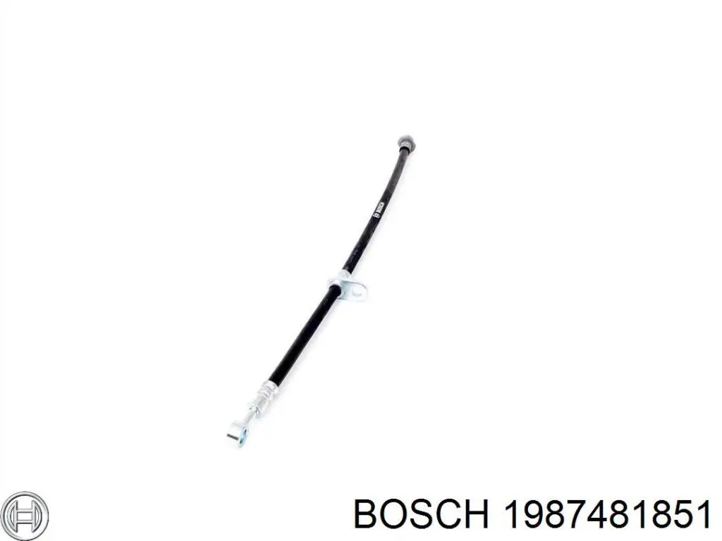 Tubo flexible de frenos delantero izquierdo 1987481851 Bosch