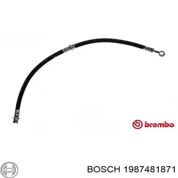Шланг тормозной передний правый 58885 Quick Brake
