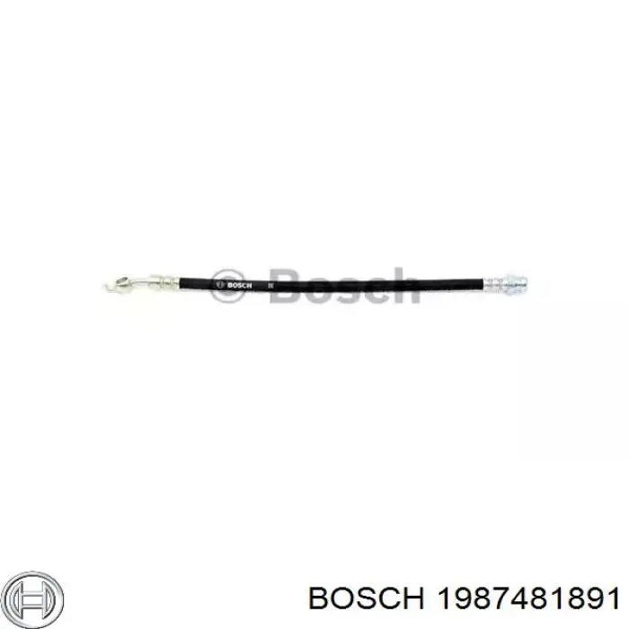 1987481891 Bosch шланг тормозной задний правый